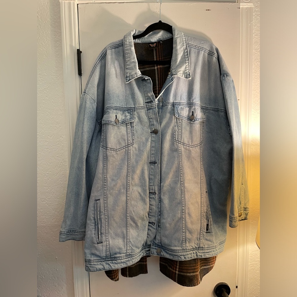 Girrlscout Stevie Denim Flannel Jacket